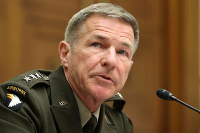 U.S. Army Chief of Staff McConville testifies before the House Armed Services Committee on Capitol Hill in Washington