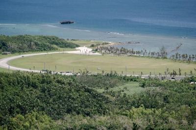 The War in the Pacific National Historical Park - Asan Beach Unit is pictured from the Asan Bay Overlook in Asan on Thursday, July 20, 2023.